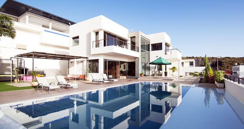 Villa with ocean and bay view